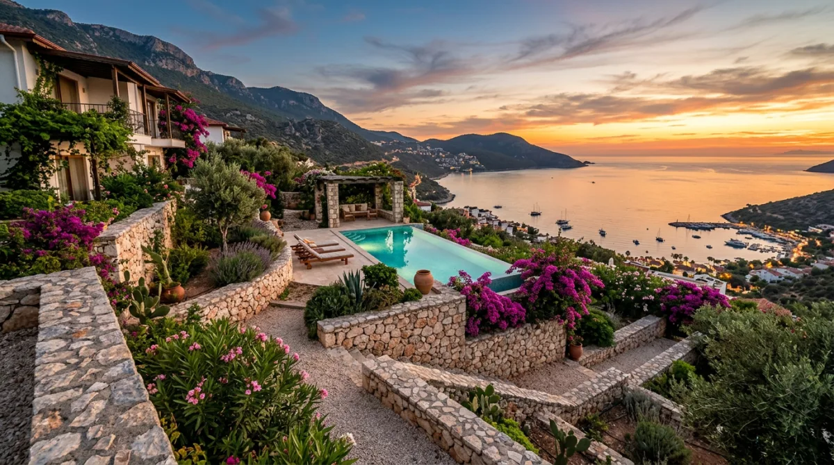 Kalkan & Kaş Yamaç Bahçeler İçin Taş Teraslama Çözümleri